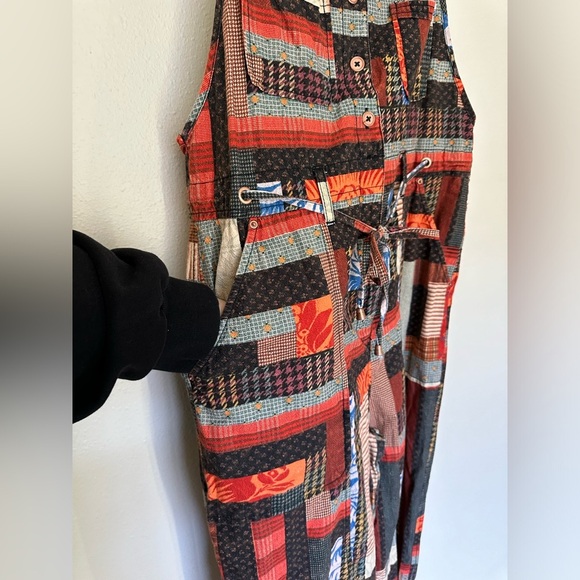 URBAN OUTFITTERS Quilted Patchwork Overall Jumpsuit - Picture 5 of 11